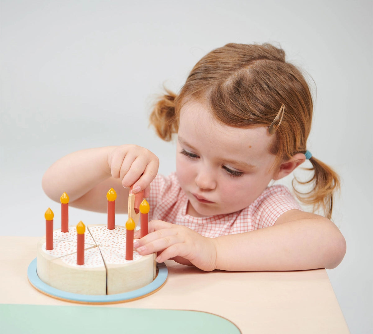 Wooden Birthday Party Cake