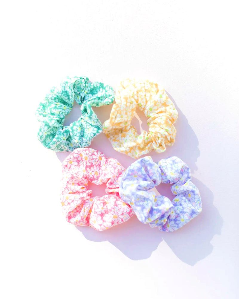 Floral Cotton Hair Scrunchie