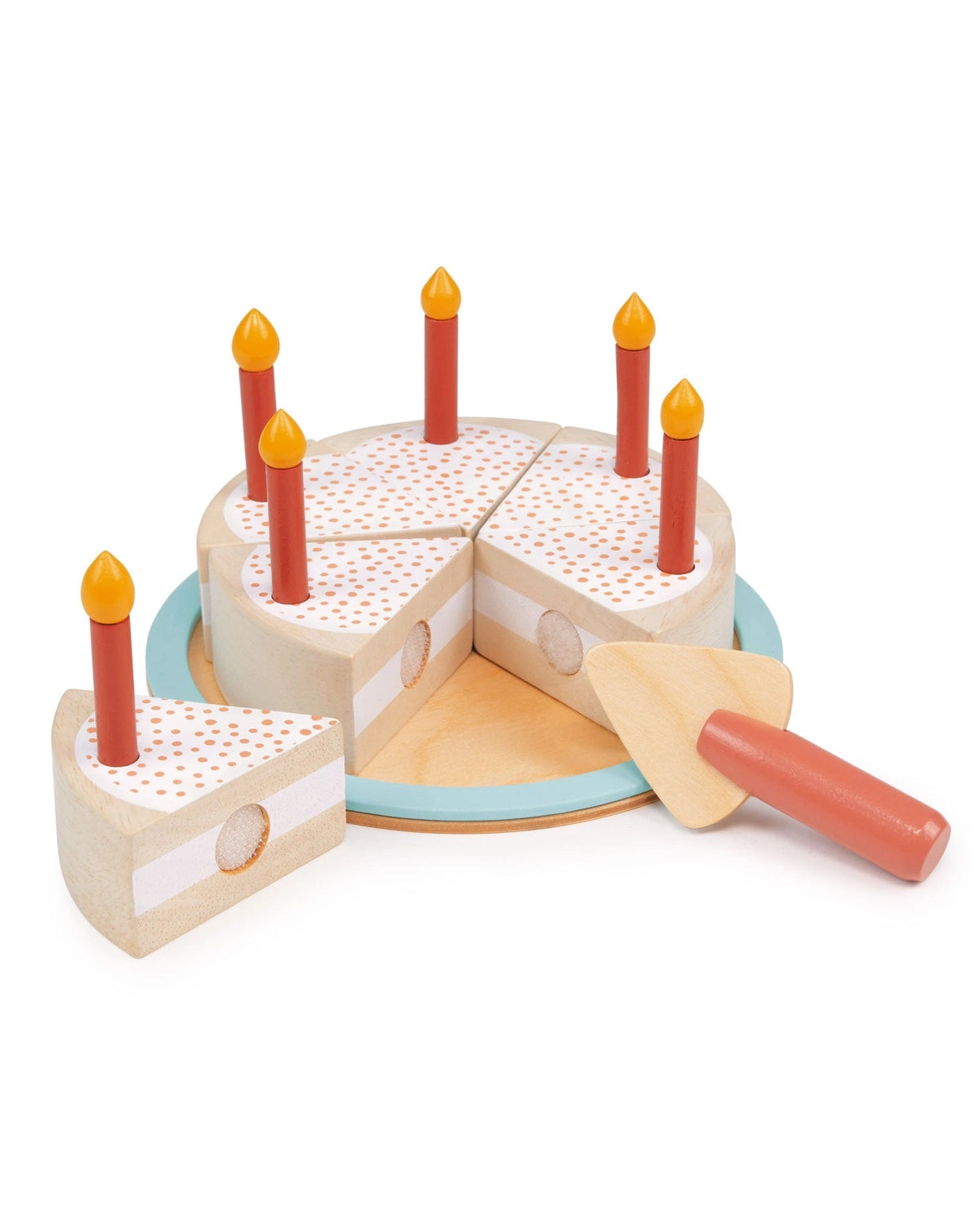 Wooden Birthday Party Cake