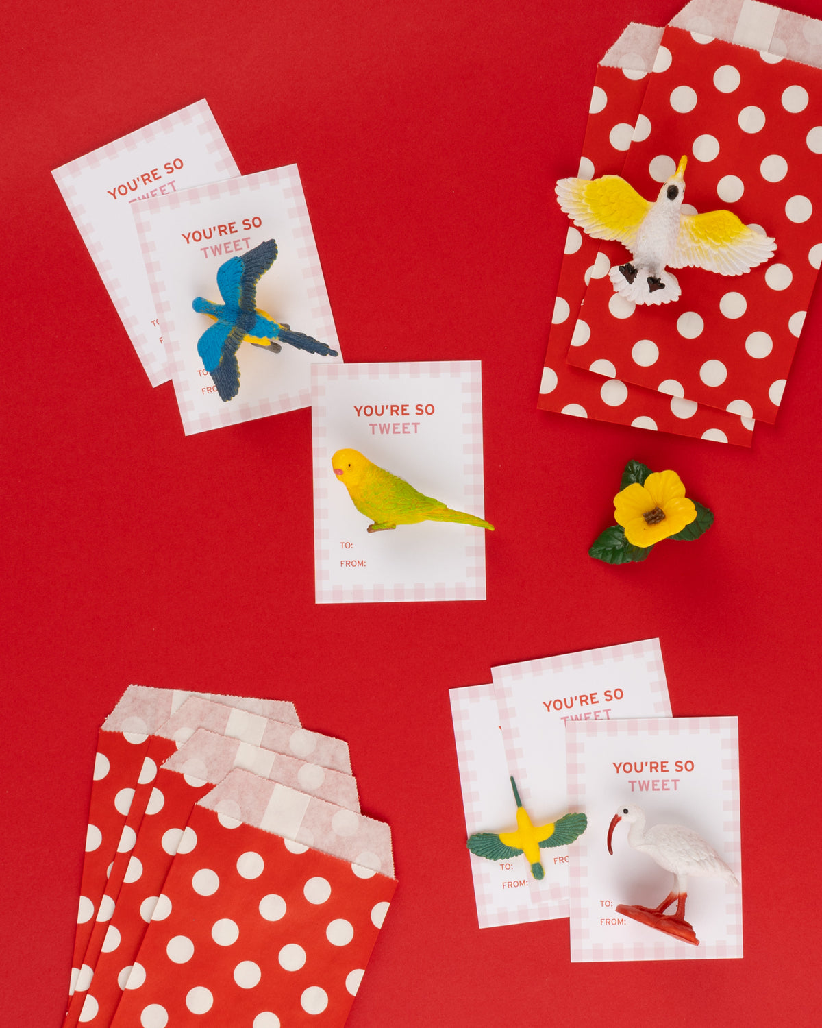 You're So Tweet | Set of 6 Class Valentines