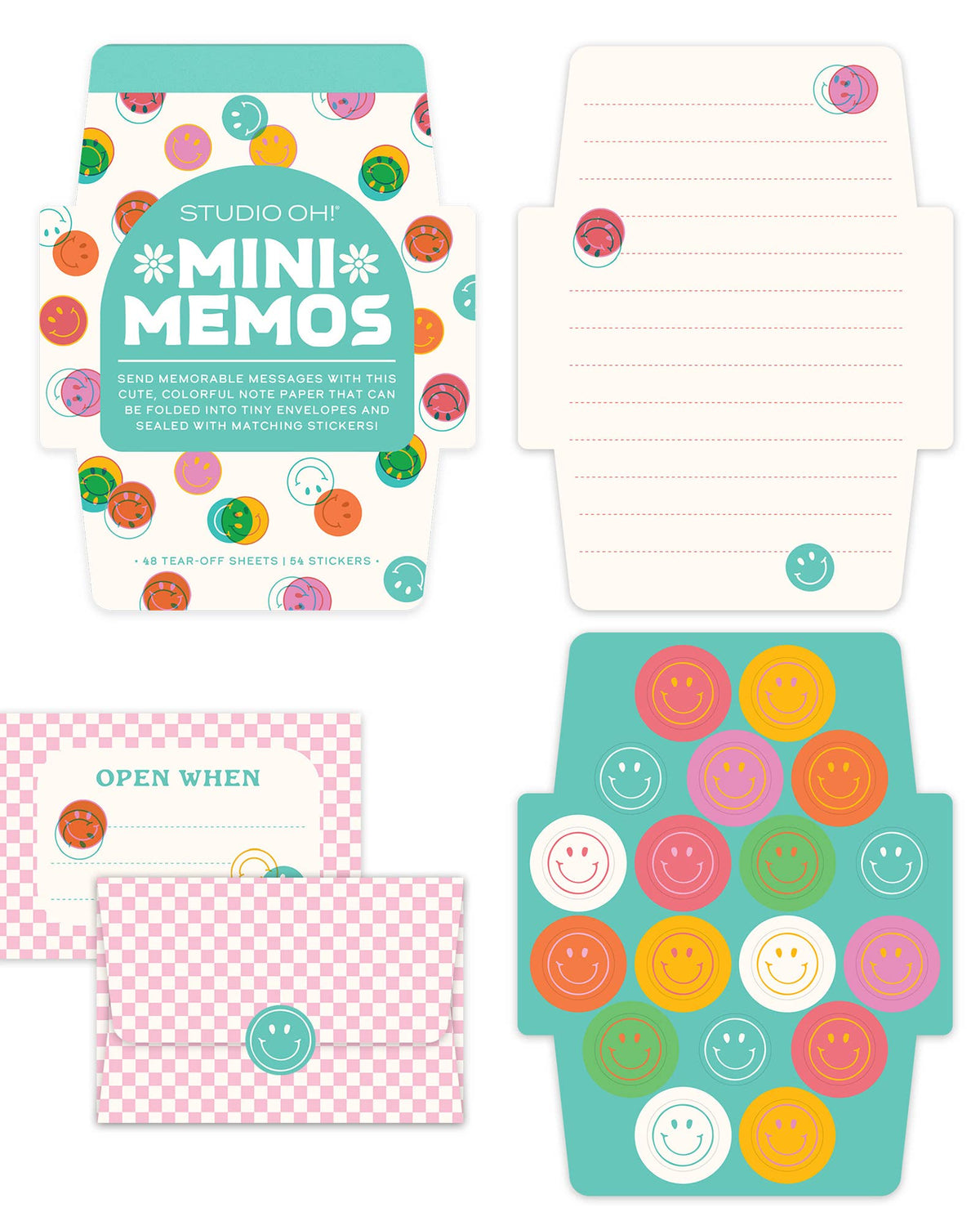 Happy Vibes Mini Memo Kit with Stickers