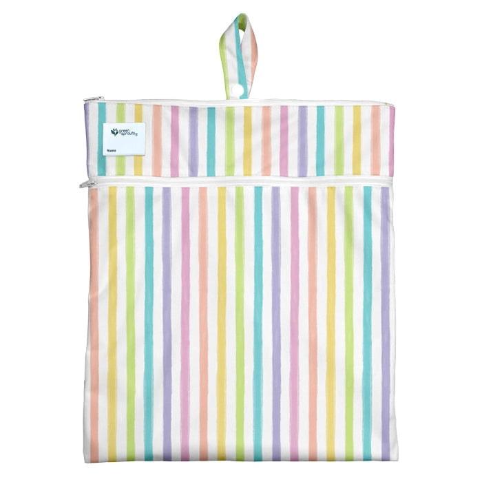 Eco Wet and Dry Bag in Pastel Stripe