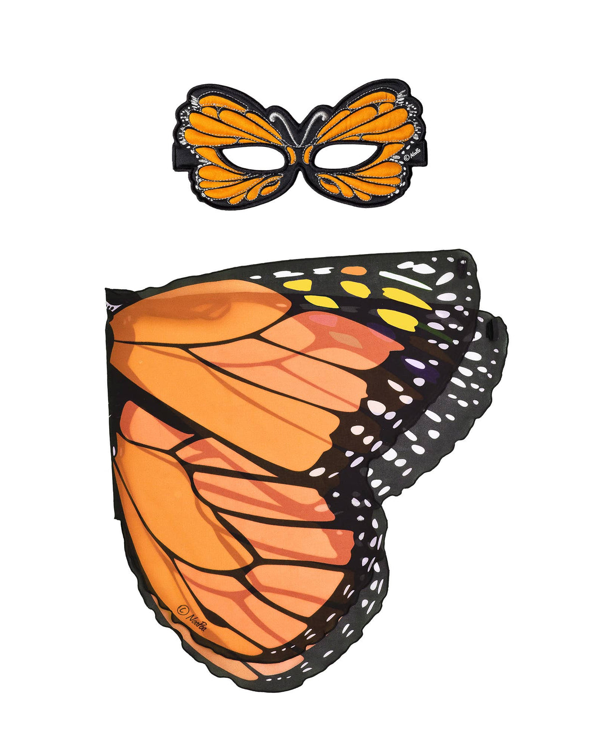 Monarch Butterfly Wings + Mask