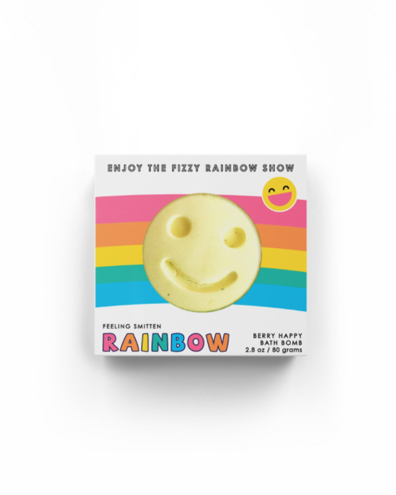 Rainbow Smiley Bath Bomb